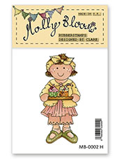 Rubber Stamp - Cupcake Molly