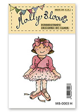 Rubber Stamp - Ballerina Molly
