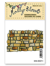 Rubber Stamp - Stone Wall