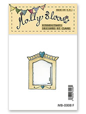 Rubber Stamp - Elegant Mirror