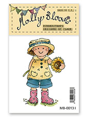Rubber Stamp - Sunflower Molly
