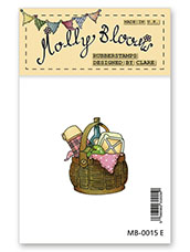 Rubber Stamp - Picnic Basket