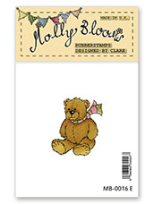 Rubber Stamp - Fluffy Teddy Bear