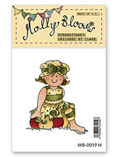 Rubber Stamp - Molly at the Beach