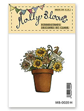 Rubber Stamp - Flowers for Sale