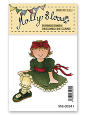 Rubber Stamp - Molly Sitting