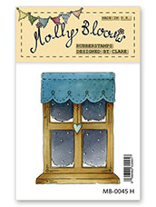 Rubber Stamp - Winter Window
