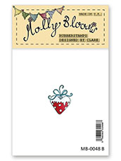 Rubber Stamp - Heart Ornament