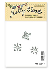 Rubber Stamp - Snowflakes