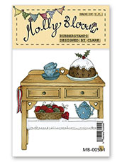 Rubber Stamp - Christmas Table