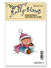 Rubber Stamp - Molly at Christmas