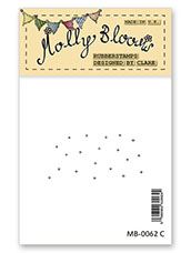 Rubber Stamp - Snow Dots