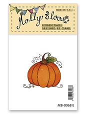 Rubber Stamp - Halloween Pumpkin