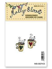 Rubber Stamp - Coffee Mugs