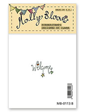 Rubber Stamp - Welcome (text)