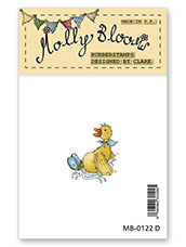 Rubber Stamp - Duck in Puddle