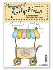 Rubber Stamp - Mollys Cart