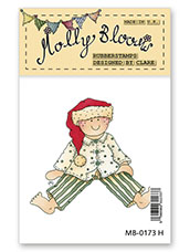 Rubber Stamp - Waiting for Santa