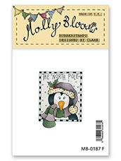 Rubber Stamp - Percy - Festive Frame