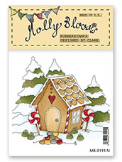 Rubber Stamp - Frosted Gingerbread Wonderland