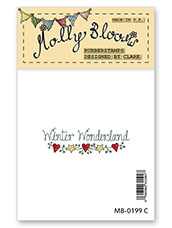 Rubber Stamp - Winter Wonderland (text)