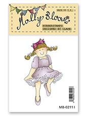 Rubber Stamp - Pretty Molly