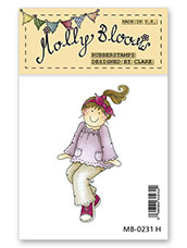 Rubber Stamp - Merry-Go-Round Molly