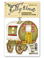 Rubber Stamp - Mollys Gypsy Caravan